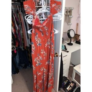 Off the shoulder long dress